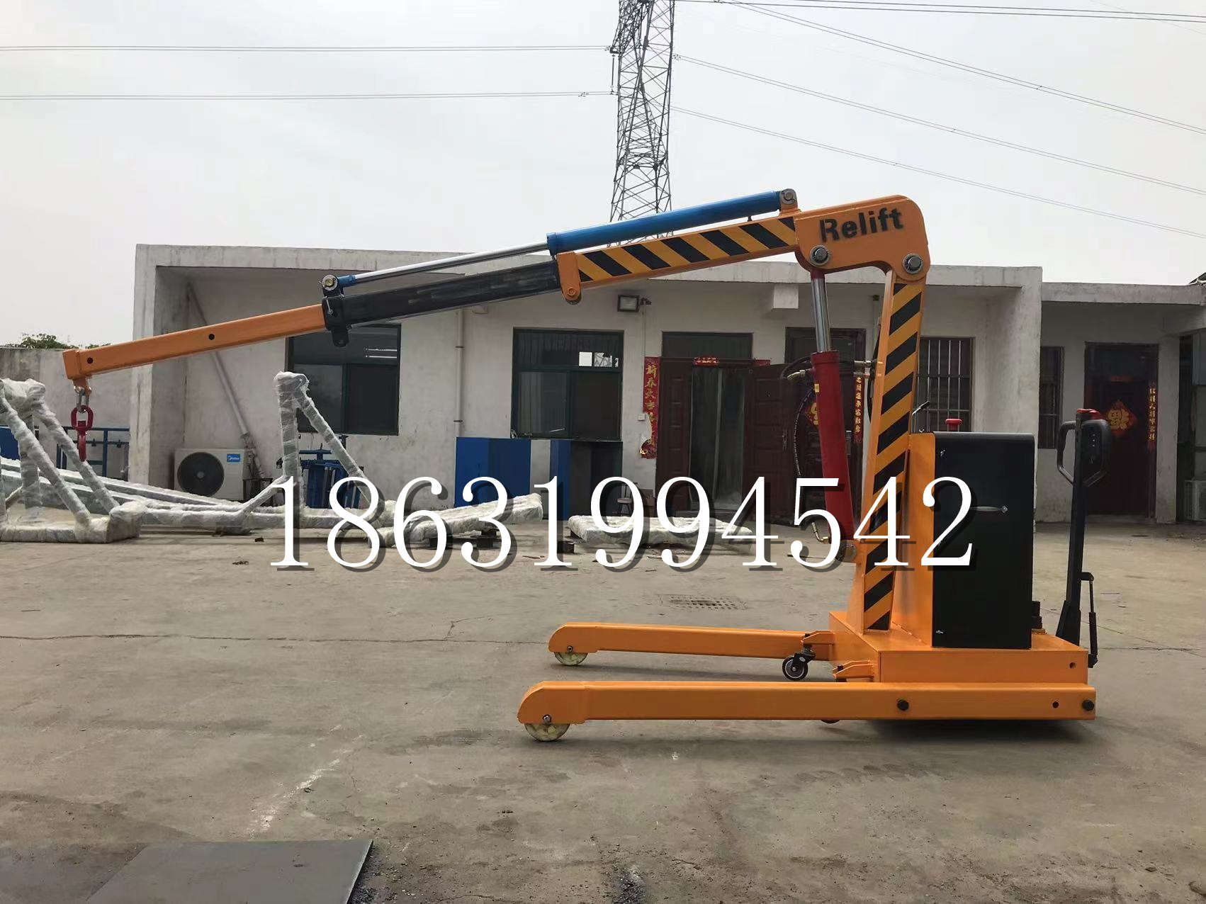 疏勒县久征定做3吨三轮随车吊 农用园林绿化移树吊 平板工程用小吊机